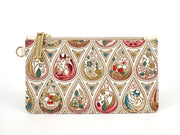 Flowers and Cats (Rose) Thin Card Case