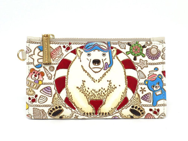 Seaside Bear Thin Card Case