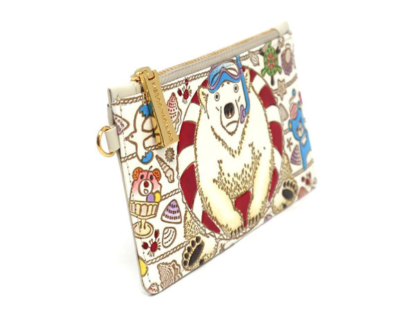 Seaside Bear Thin Card Case