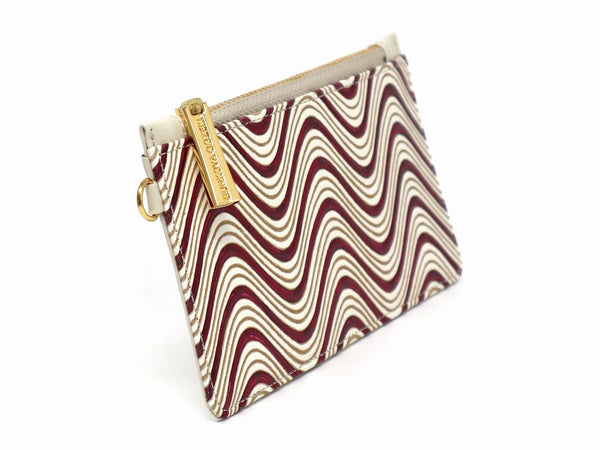 YOKONAMI Waves (Wine) Thin Card Case