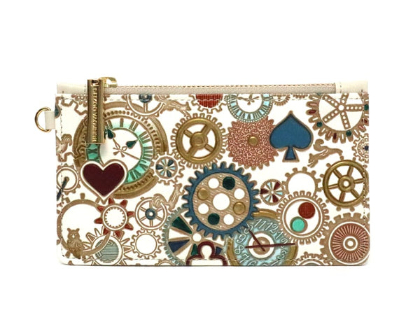 Gears Of Time (Blue-Green) Thin Card Case