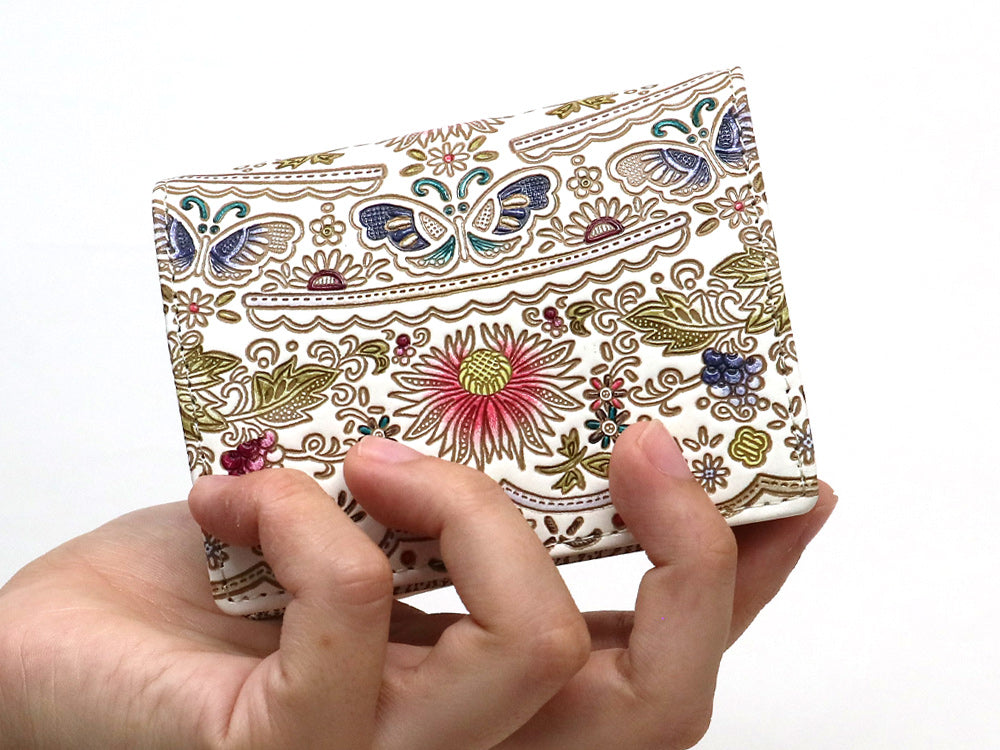 Mo Li Hua - Jasmine Flower (Pink) Square Coin Purse