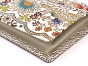 Mo Li Hua - Jasmine Flower (Blue) Square Coin Purse