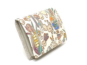 Popcorn Girl (Pastel colors) Square Coin Purse