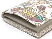 Popcorn Girl (Pastel colors) Square Coin Purse