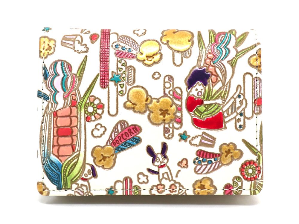 Popcorn Girl (Vitamin colors) Square Coin Purse