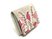 SUZURAN - Lily of the Valley (Pink) Square Coin Purse