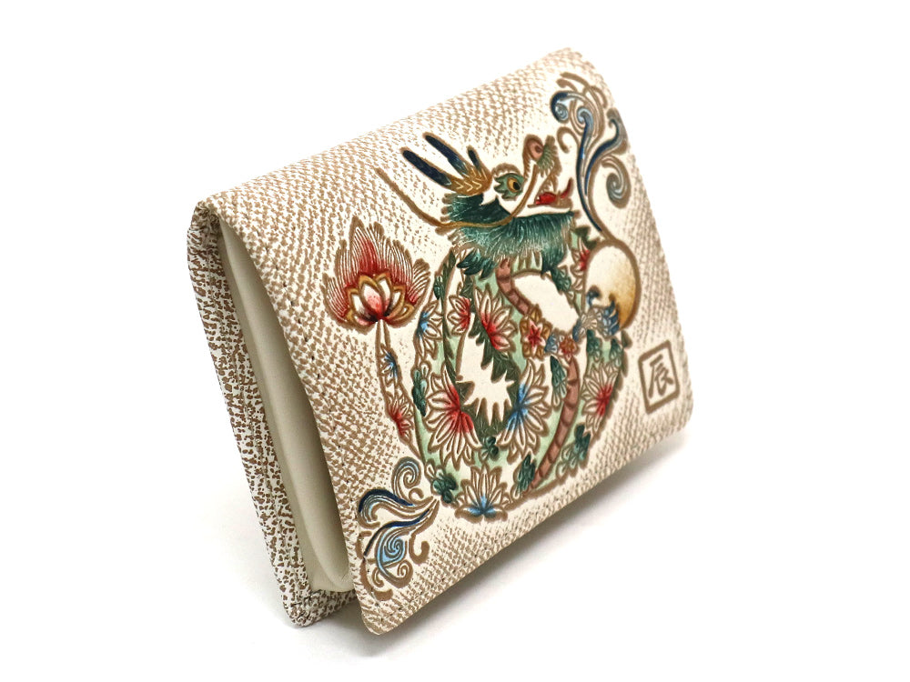 Chinese Zodiac: Flower Dragon Square Coin Purse