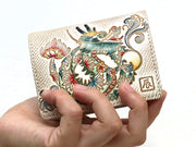 Chinese Zodiac: Flower Dragon Square Coin Purse