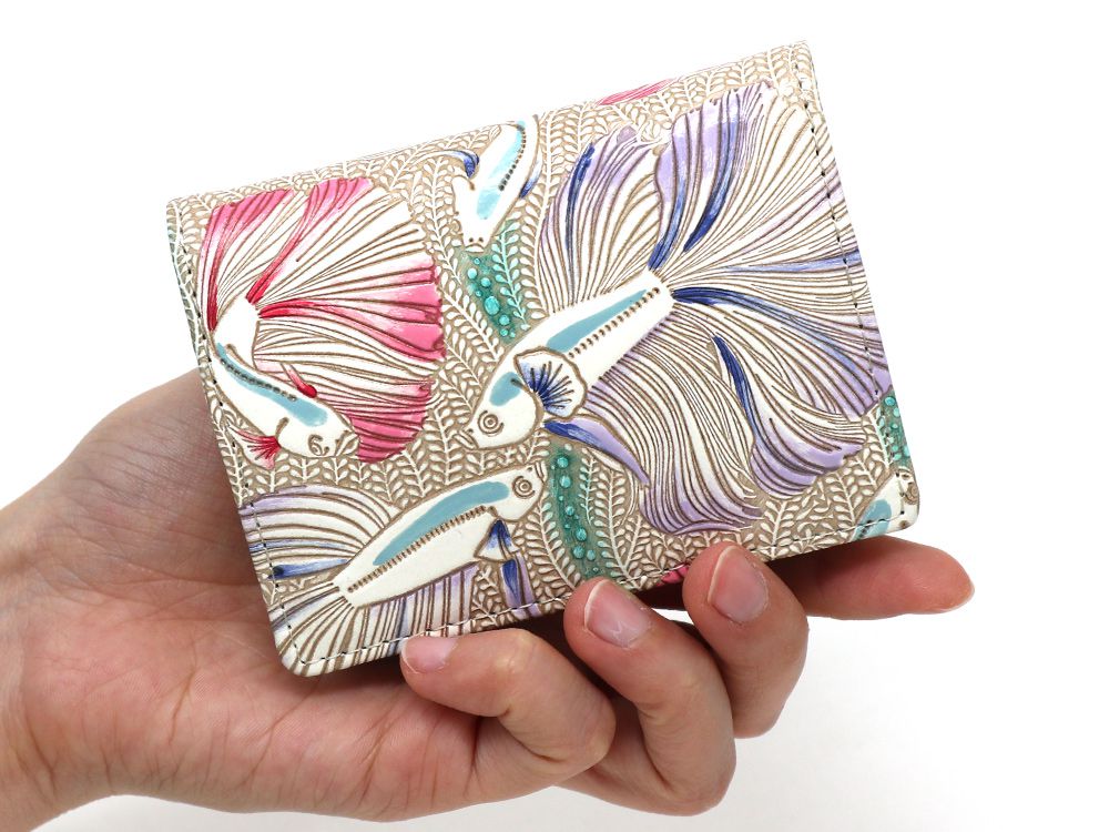 Betta (Purple) Square Coin Purse