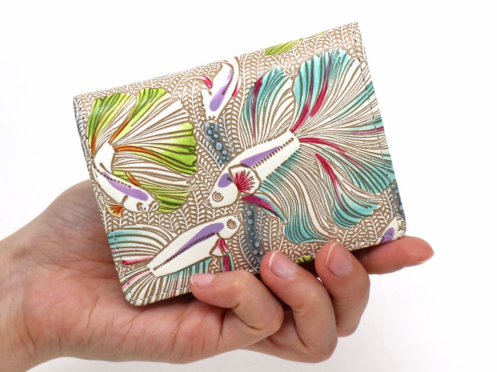 Betta (Green) Square Coin Purse