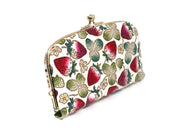 Strawberries GAMAGUCHI Small Clasp Purse