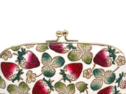 Strawberries GAMAGUCHI Small Clasp Purse