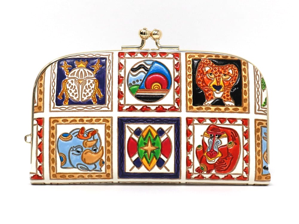 Africa GAMAGUCHI Small Clasp Purse