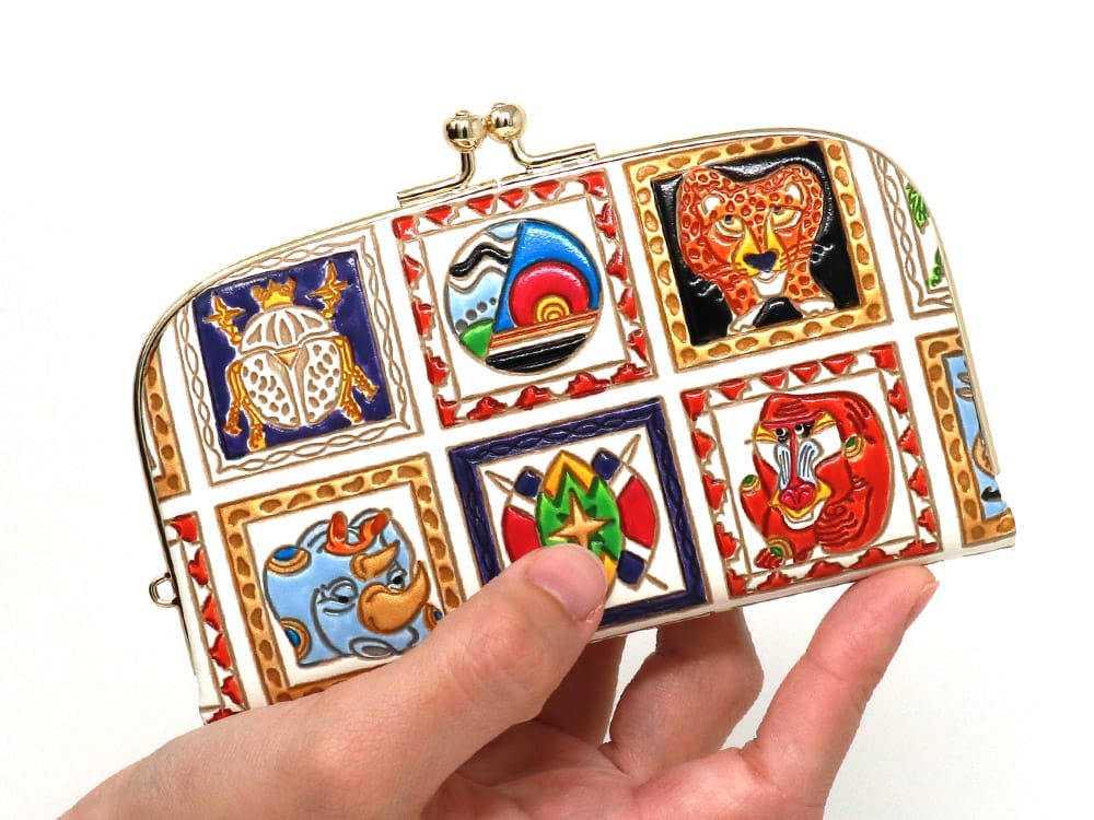 Africa GAMAGUCHI Small Clasp Purse