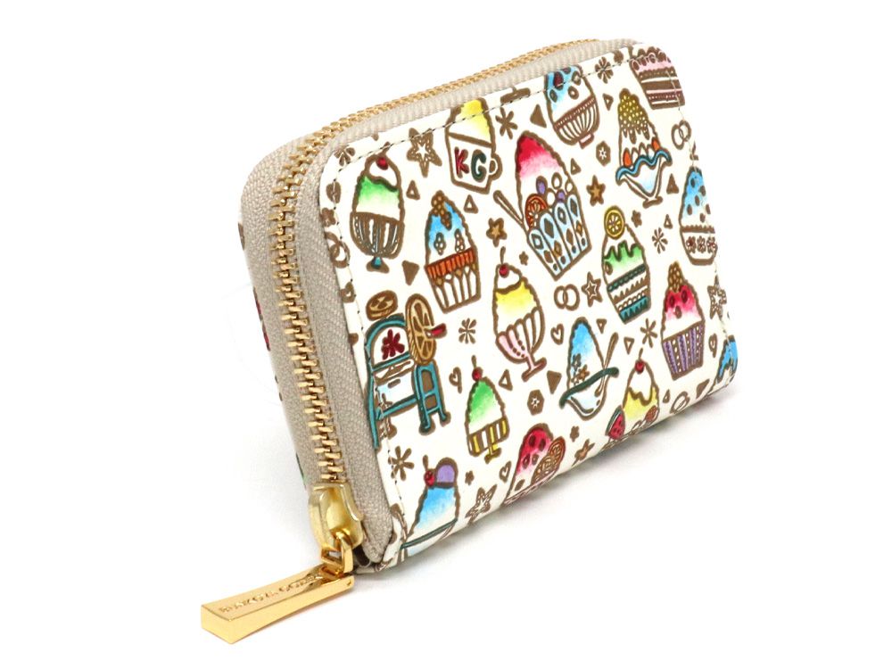 Shaved Ice Zippered Coin Purse