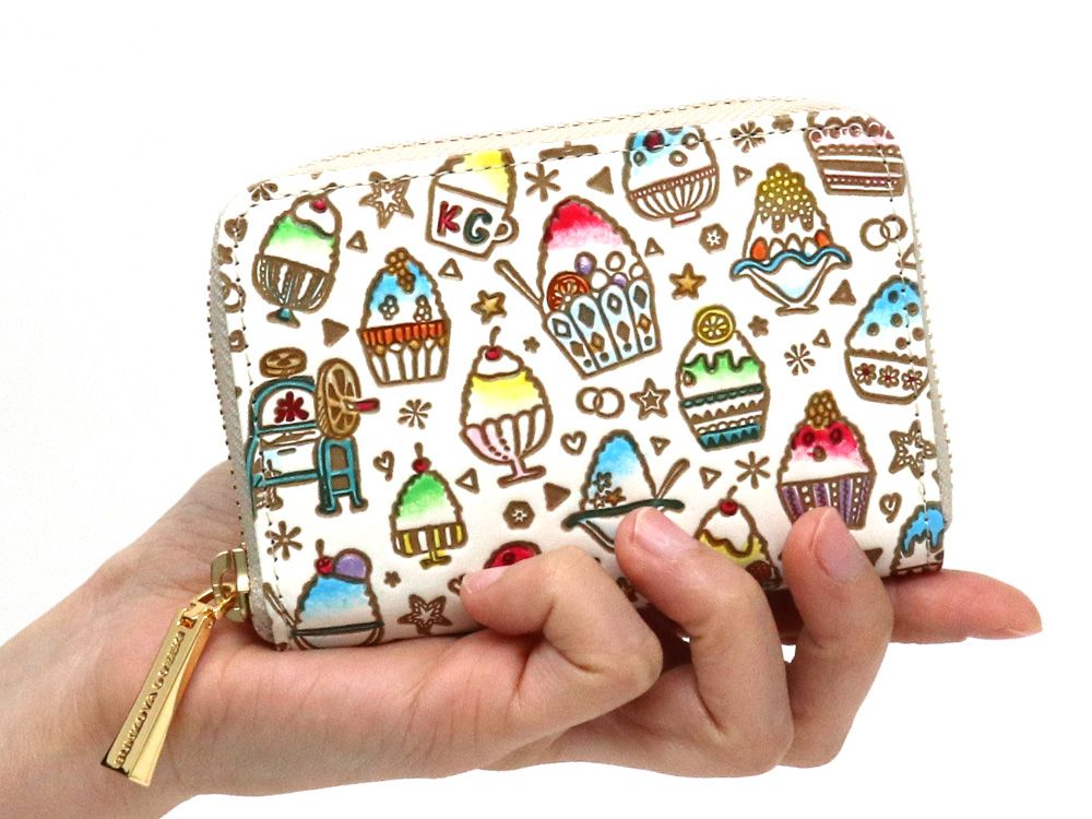 Shaved Ice Zippered Coin Purse