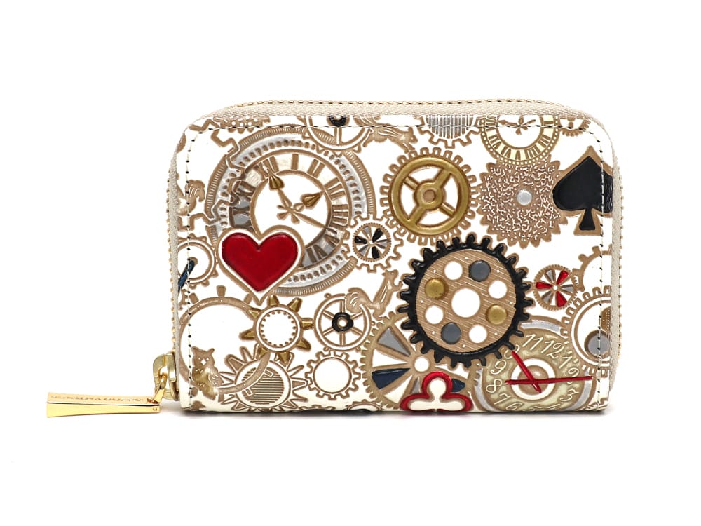 Gears Of Time (Red-Black)	Zippered Coin Purse