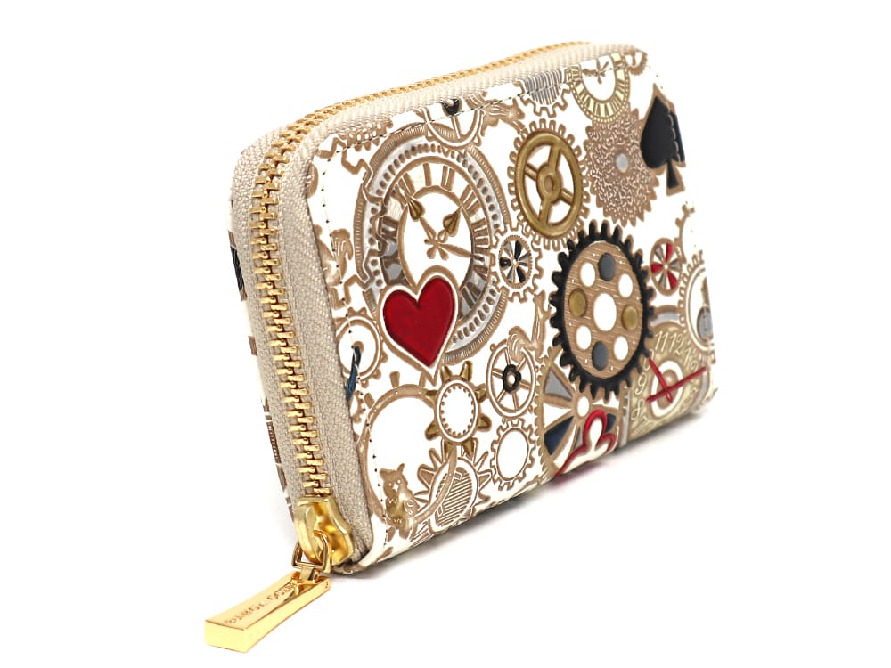 Gears Of Time (Red-Black)	Zippered Coin Purse