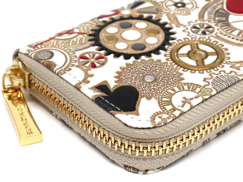 Gears Of Time (Red-Black)	Zippered Coin Purse