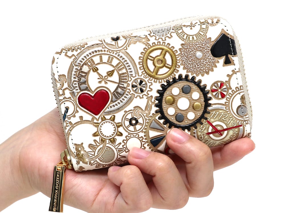 Gears Of Time (Red-Black)	Zippered Coin Purse