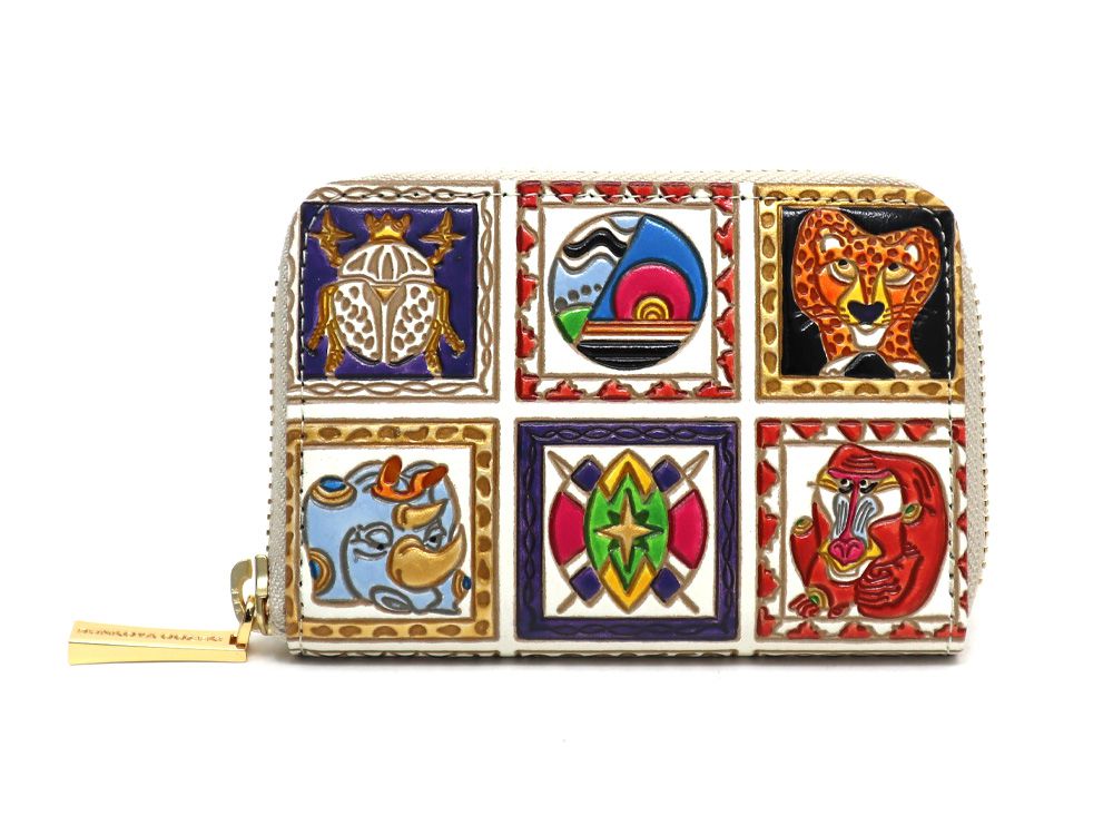 Africa Zippered Coin Purse