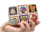 Africa Zippered Coin Purse