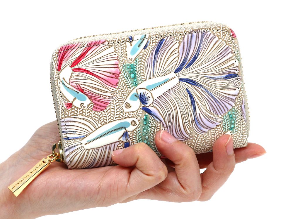 Betta (Purple) Zippered Coin Purse