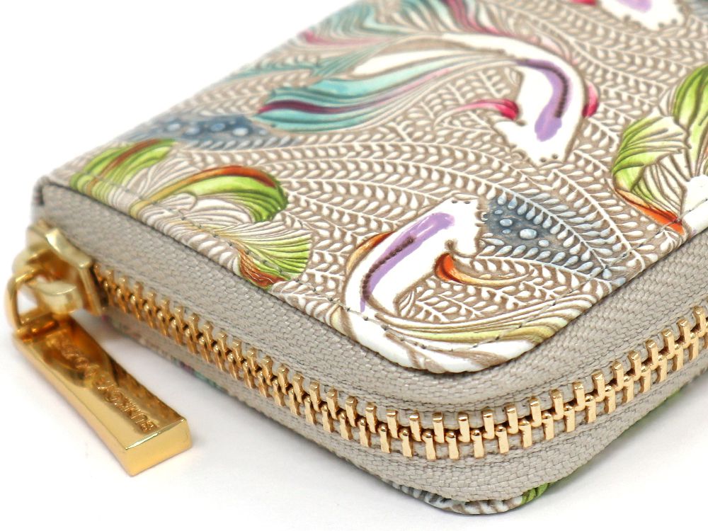 Betta (Green) Zippered Coin Purse