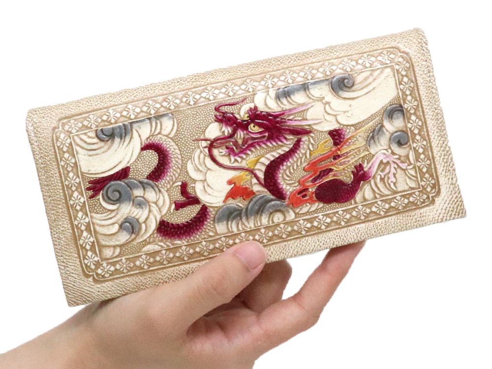 Dragon (Wine) Long Wallet