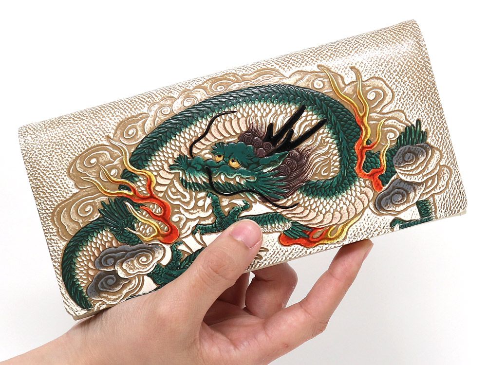 Dragon God (Green) Long Wallet