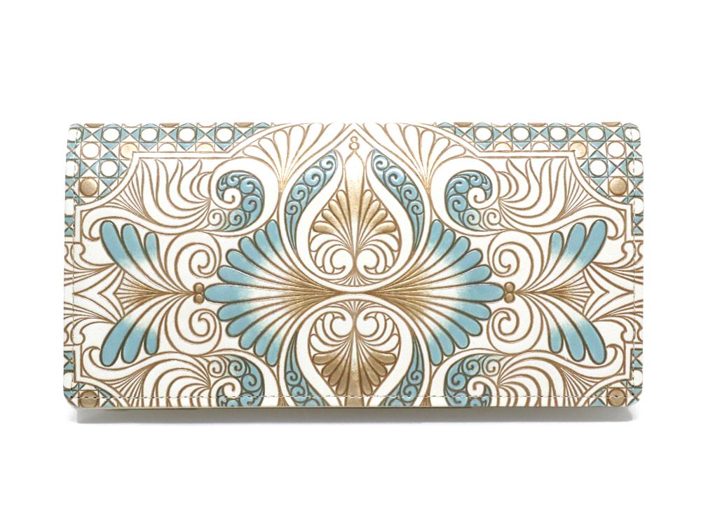 Rocaille (Blue) Long Wallet