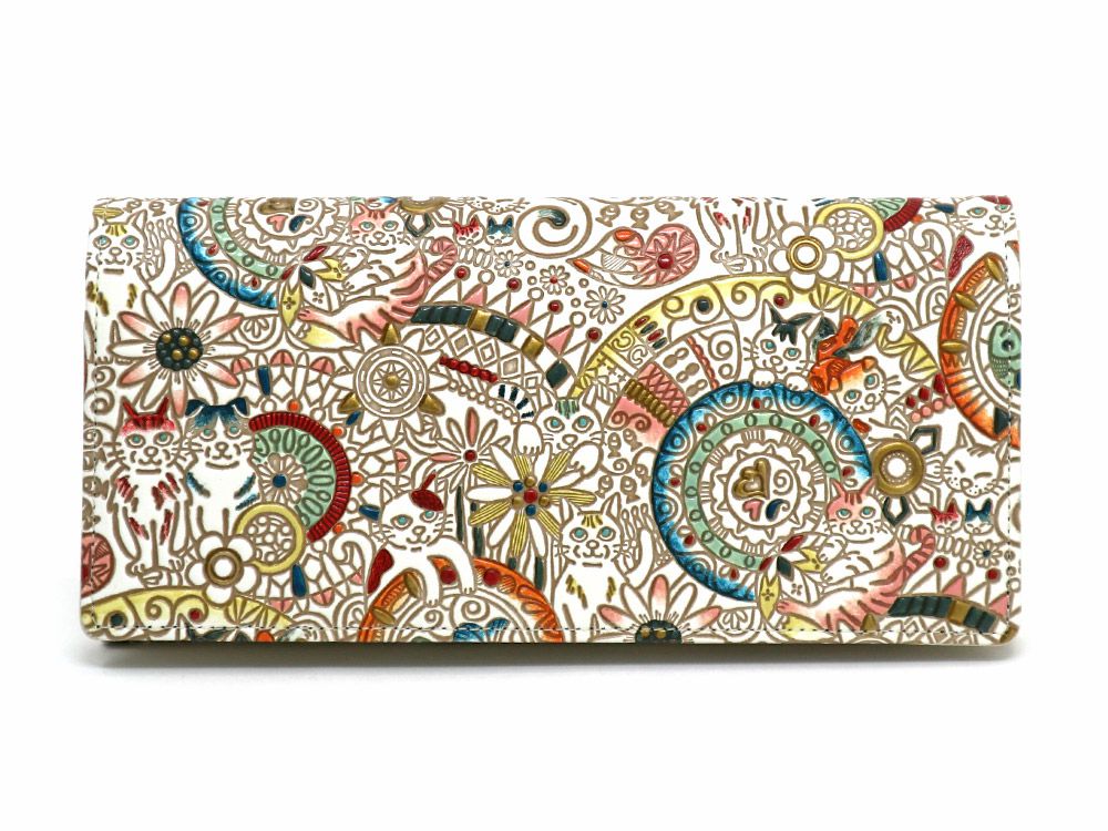 Camouflaged Cats Long Wallet