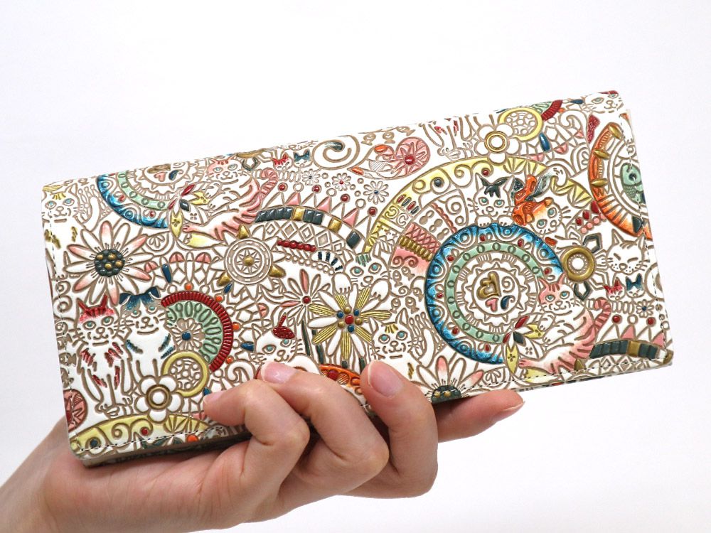 Camouflaged Cats Long Wallet