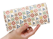 Circles, Triangles and Squares Long Wallet