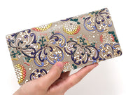 RANGIKU - Firework Chrysanthemums (Blue&Yellow) Long Wallet
