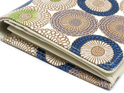 Umbrella Chrysanthemums (Shimmering Blue) Long Wallet