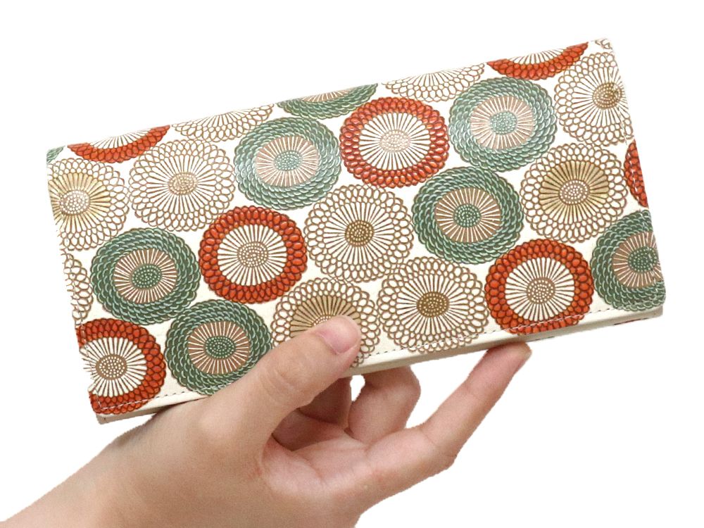 Umbrella Chrysanthemums (Spring Grass) Long Wallet