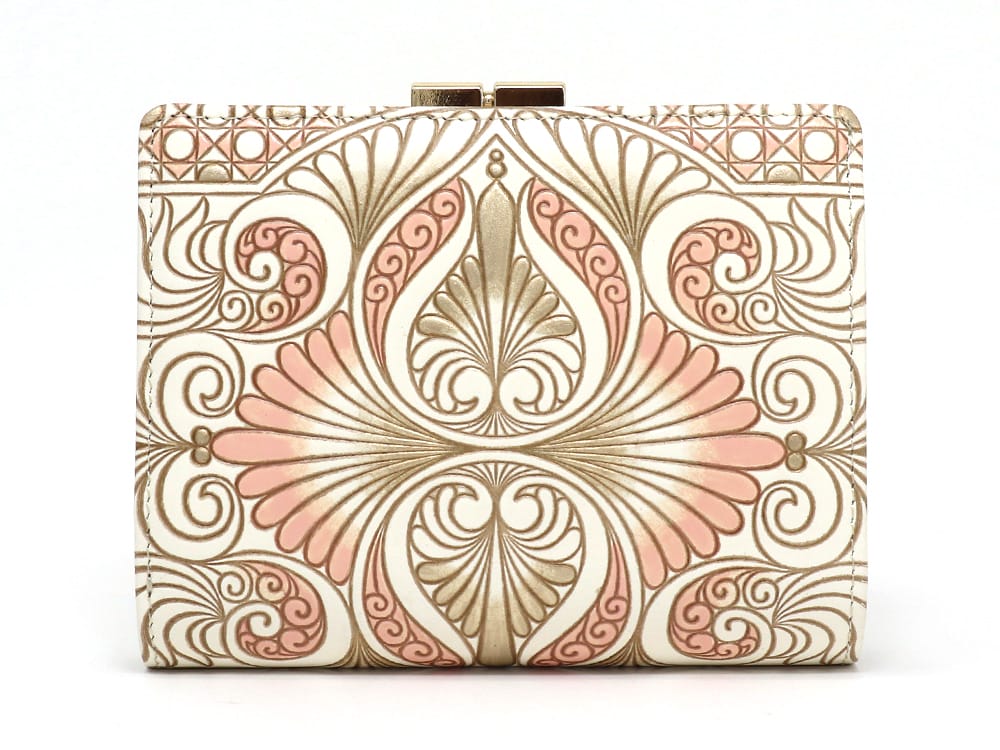Rocaille (Pink) GAMASATSU Square Billfold with Clasp