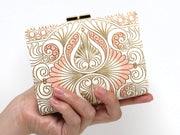 Rocaille (Pink) GAMASATSU Square Billfold with Clasp