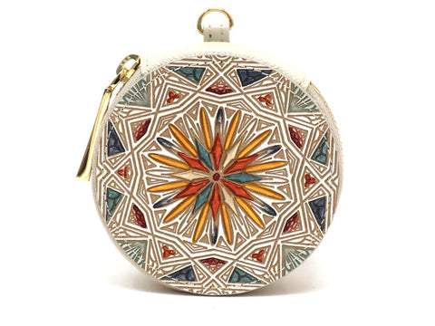 Carreau (Bronze) Macaron Pouch