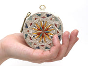 Carreau (Bronze) Macaron Pouch