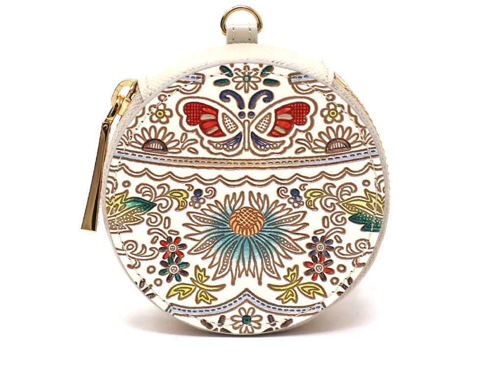 Mo Li Hua - Jasmine Flower (Blue) Macaron Pouch