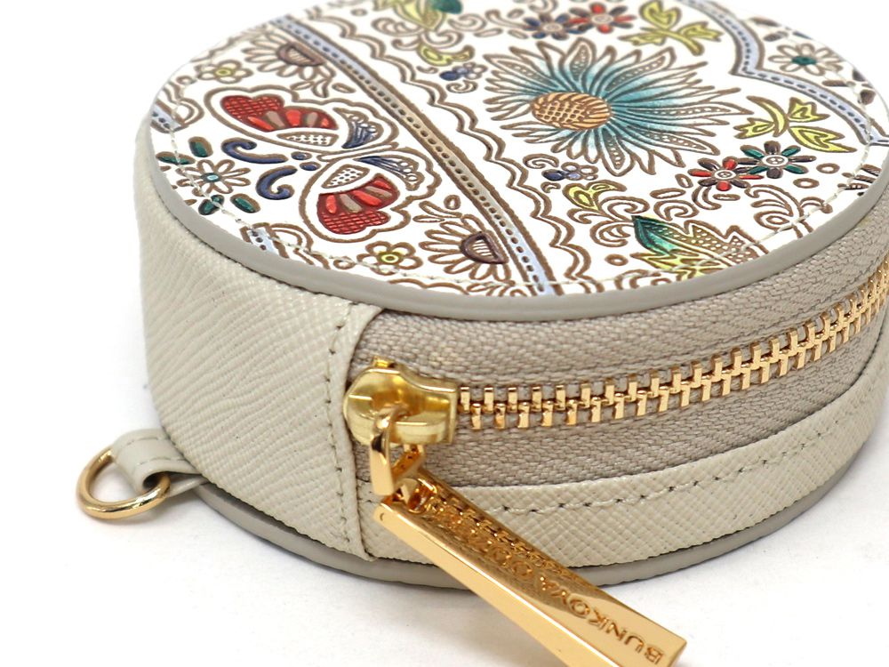 Mo Li Hua - Jasmine Flower (Blue) Macaron Pouch