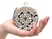 KINSHA - Persia Tiles (Blue) Macaron Pouch