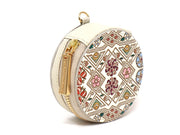 HANABISHI - Traditional Flower Patterns Macaron Pouch