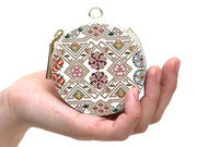HANABISHI - Traditional Flower Patterns Macaron Pouch