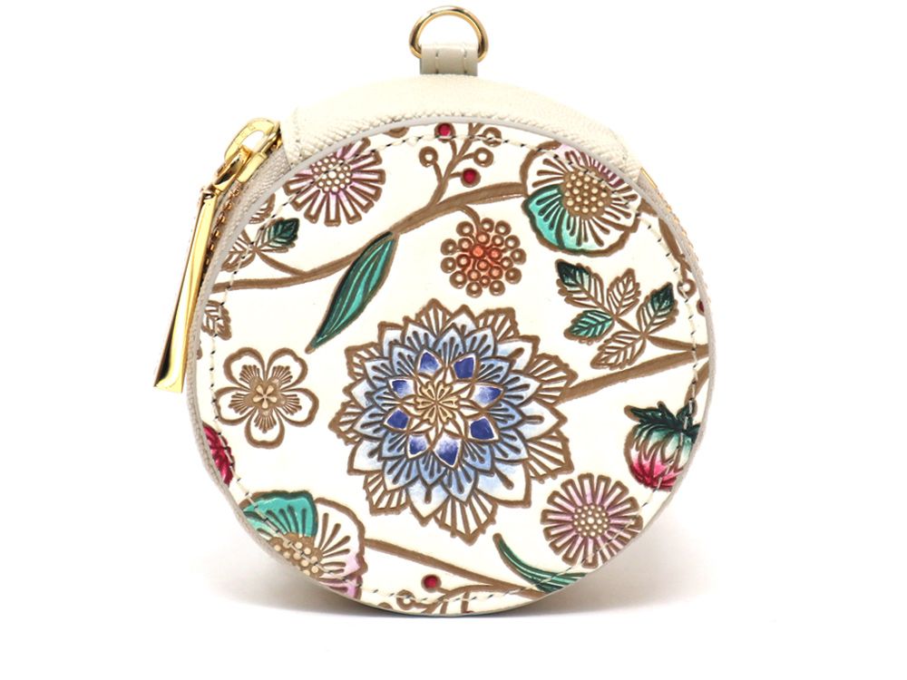 Dahlia (Cobalt Blue) Macaron Pouch