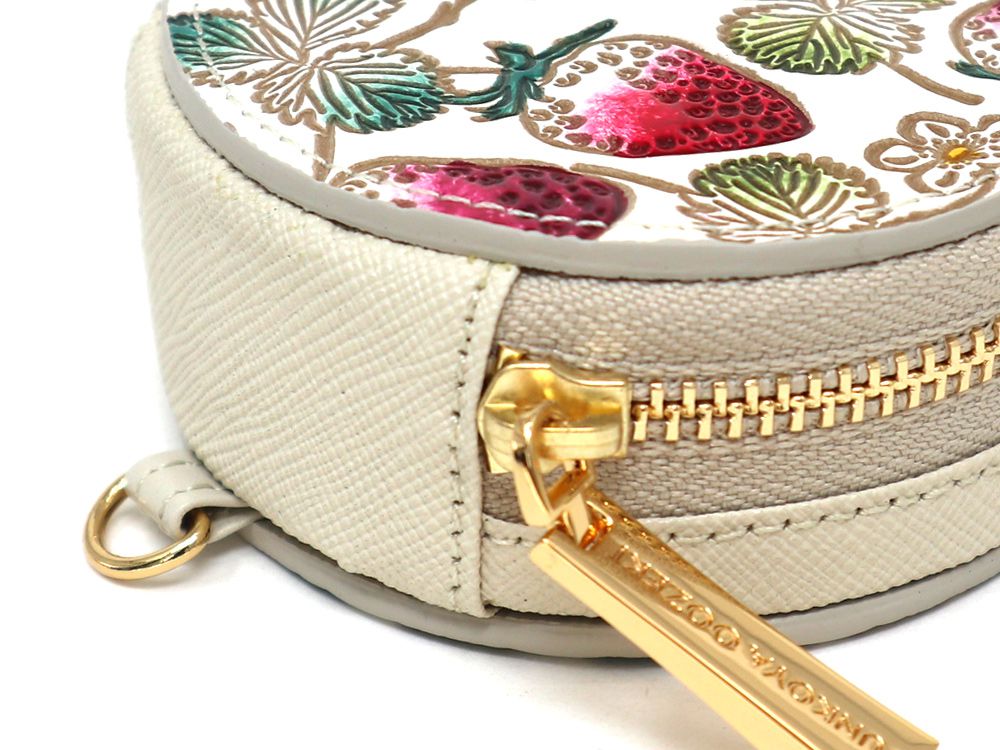 Strawberries Macaron Pouch