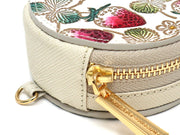 Strawberries Macaron Pouch